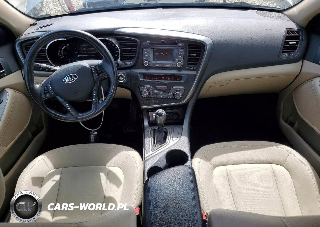 2012 Kia Optima Hybrid Lx VIN:KNAGM4AD0C5033161 - 8