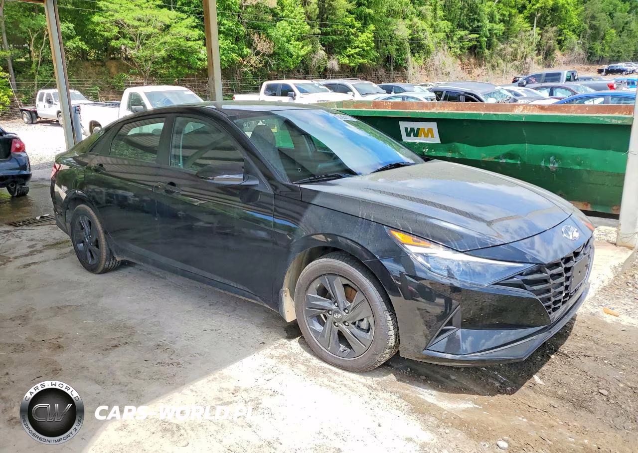 2023 Hyundai Elantra Blue VIN:KMHLM4AJ6PU039951 - 4