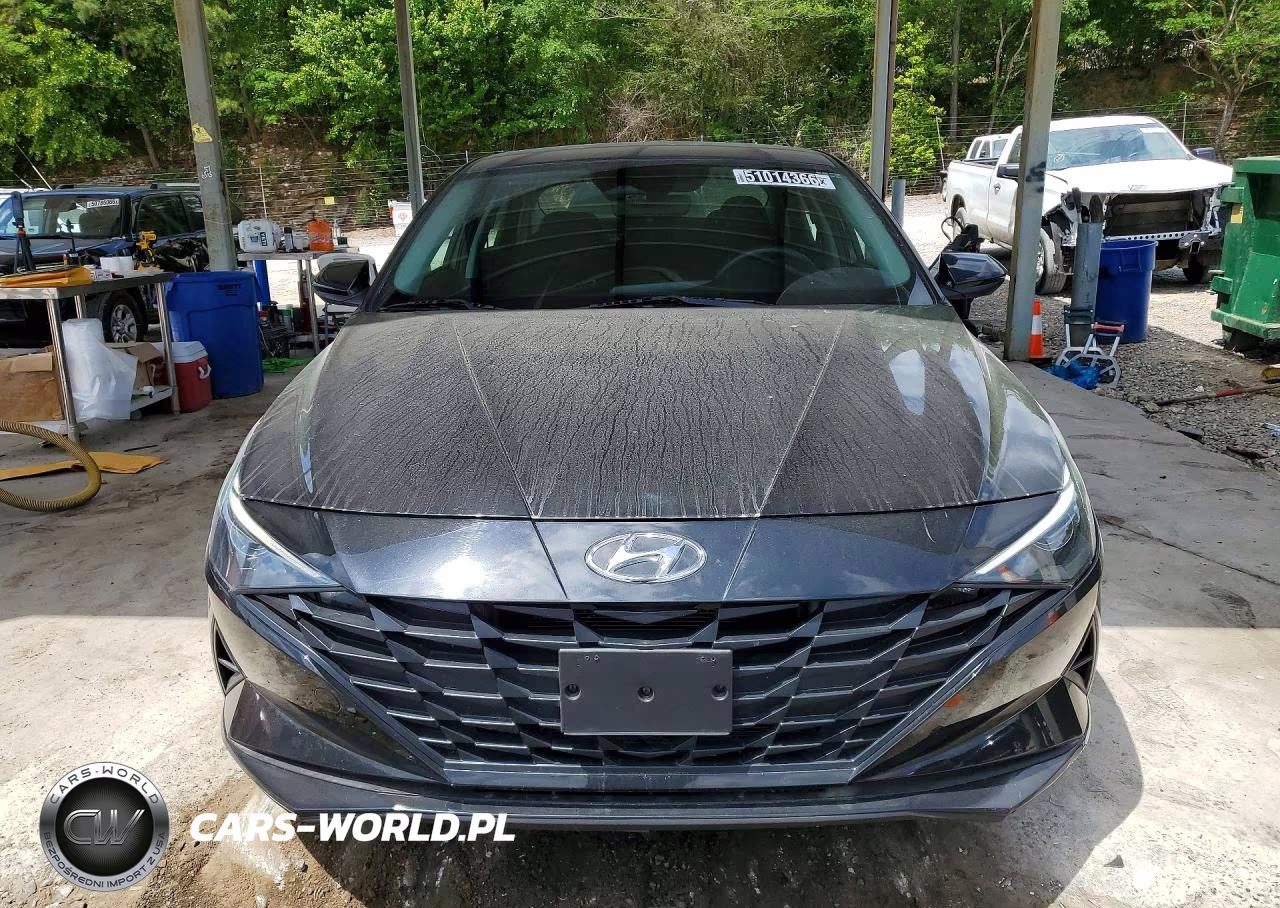 2023 Hyundai Elantra Blue VIN:KMHLM4AJ6PU039951 - 5