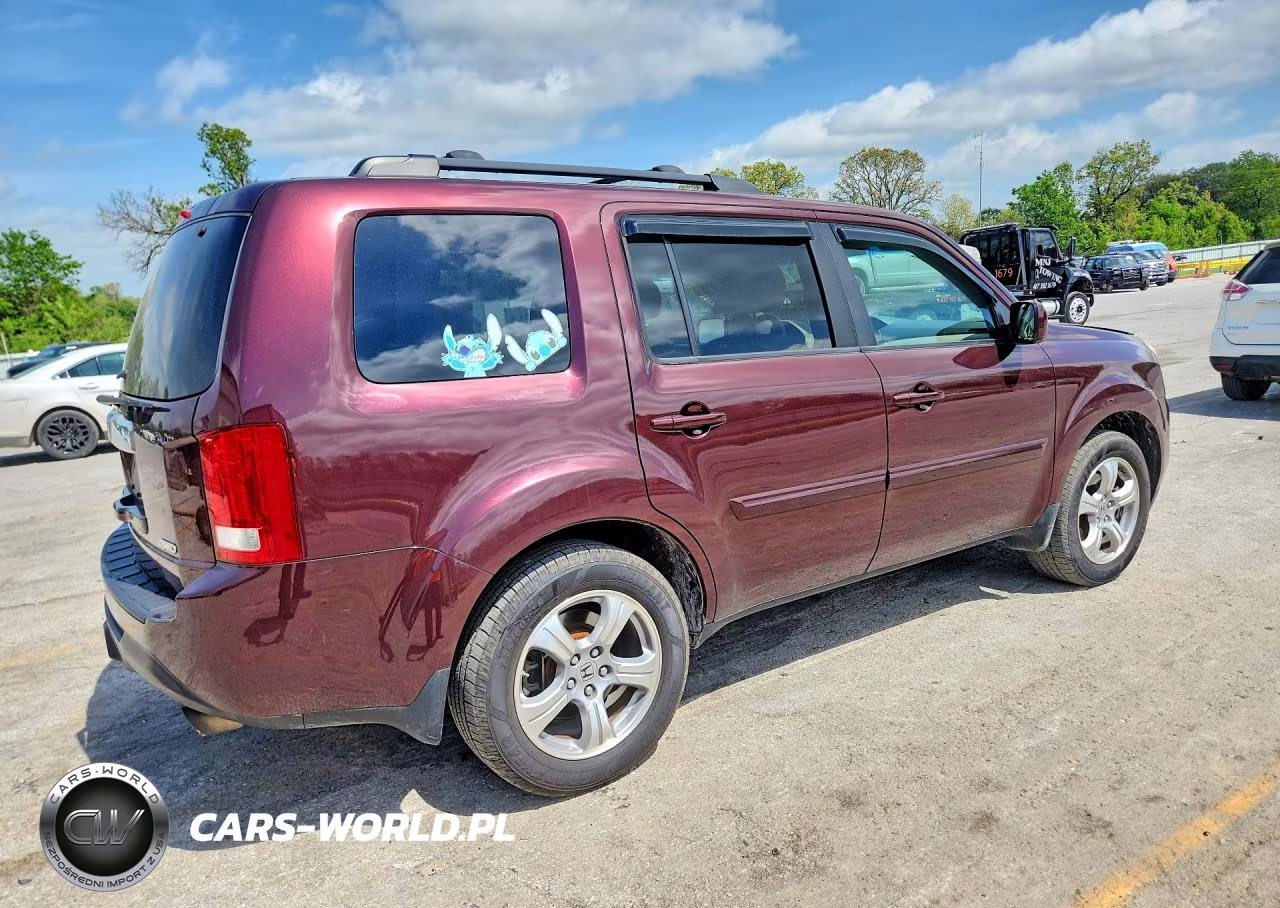 2014 Honda Pilot Ex VIN:5FNYF4H41EB054514 - 3