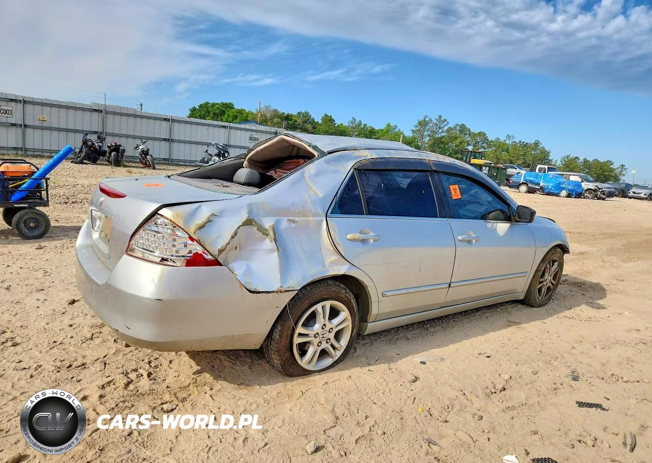 2007 Honda Accord Ex VIN:1HGCM568X7A153440 - 3