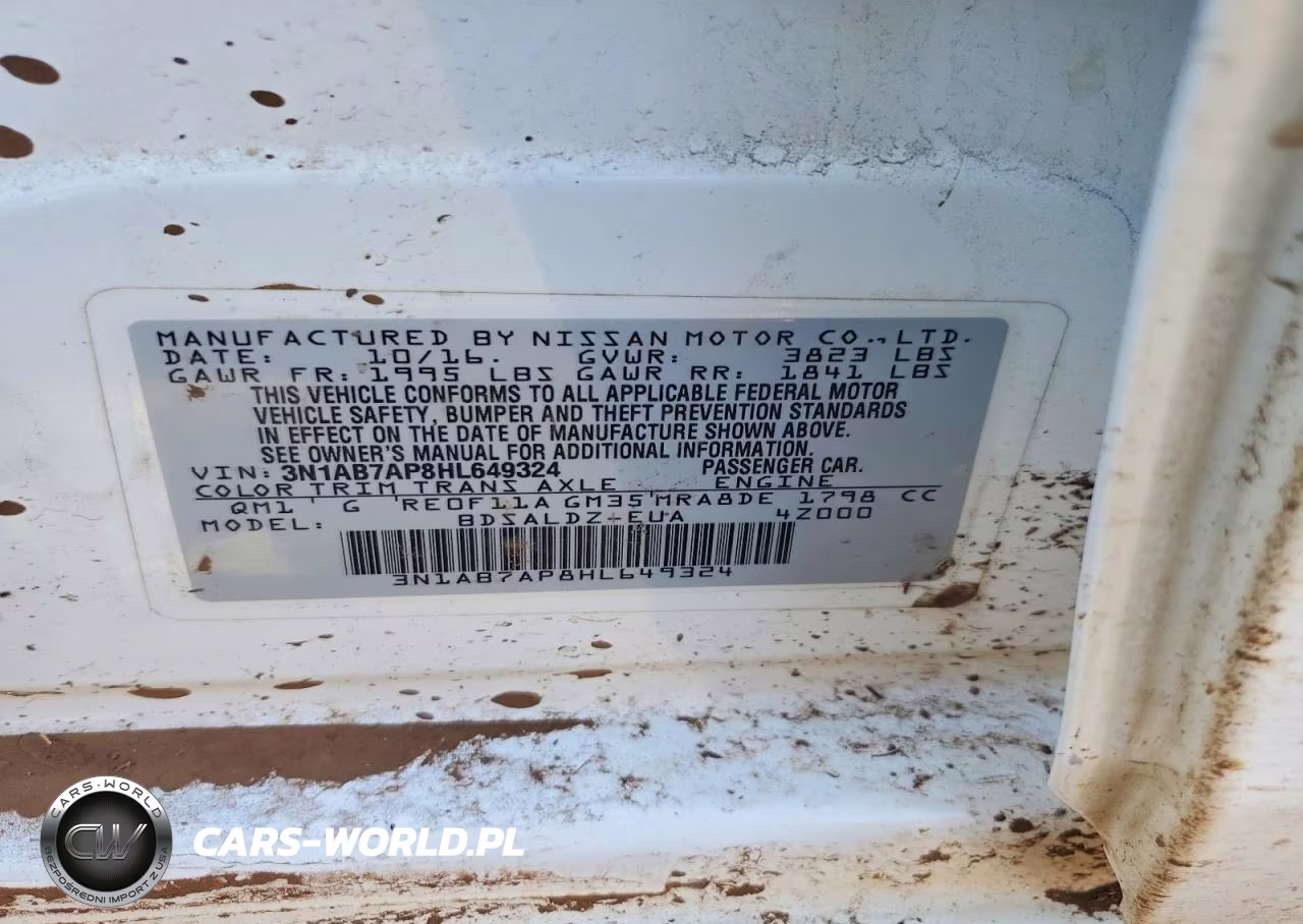 2017 Nissan Sentra Sv VIN:3N1AB7AP8HL649324 - 12