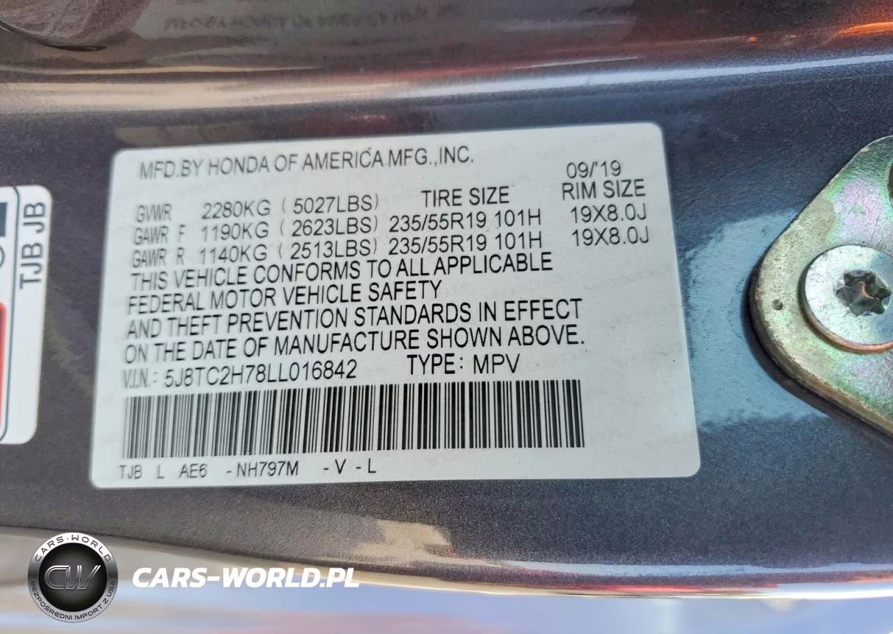 2020 Acura Rdx Advance VIN:5J8TC2H78LL016842 - 14