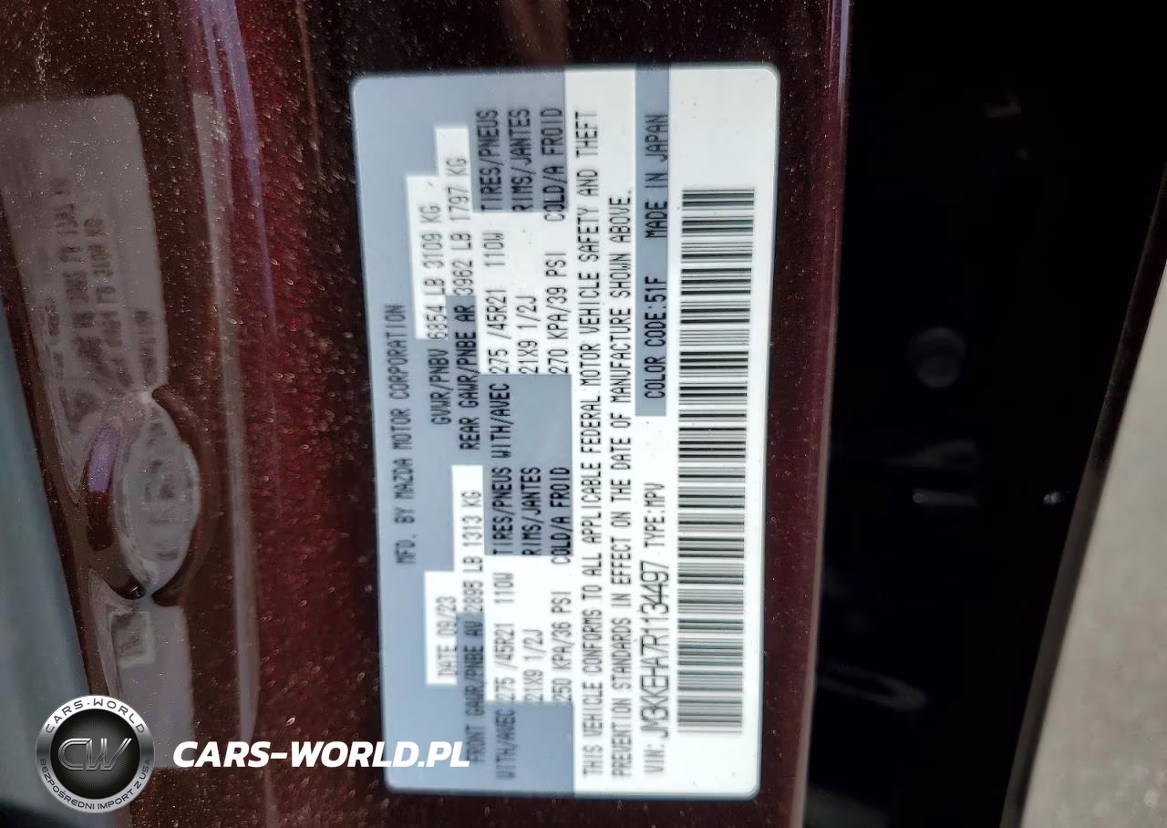2024 Mazda Cx-90 Premium Plus VIN:JM3KKEHA7R1134497 - 13
