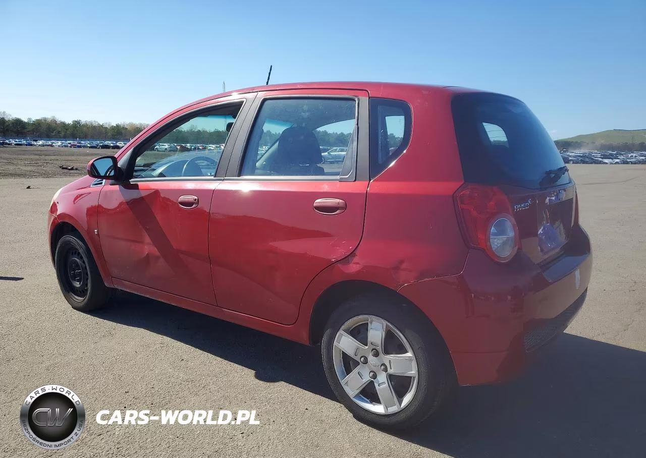 2009 Chevrolet Aveo VIN:KL1TD66E79B667017 - 2