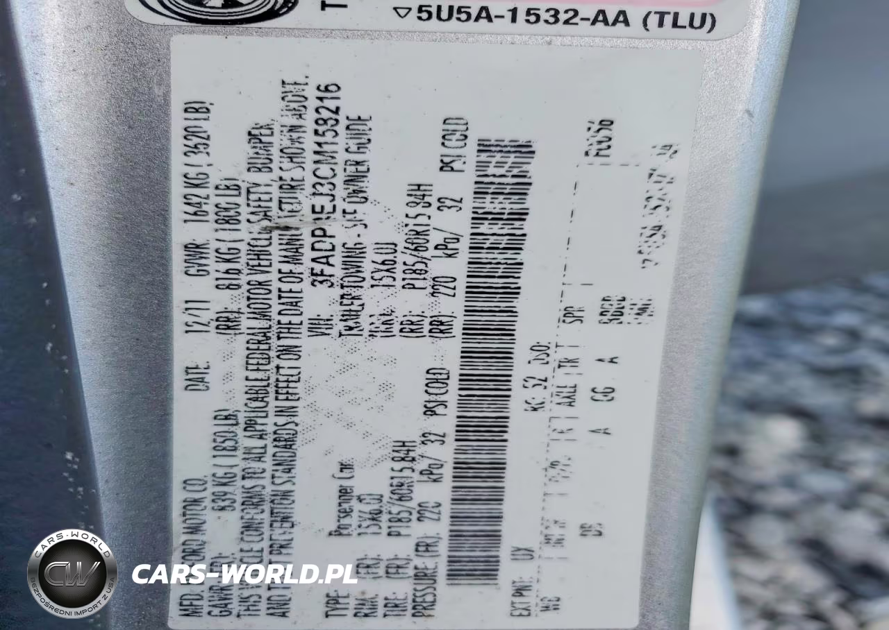 2012 Ford Fiesta Se VIN:3FADP4EJ3CM158216 - 13