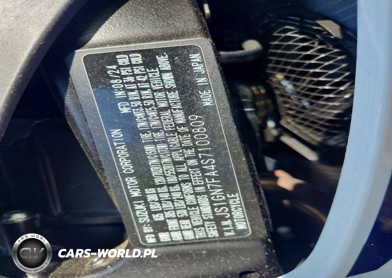 2025 Suzuki Gsx-R600 VIN:JS1GN7FA4S7100809 - 9