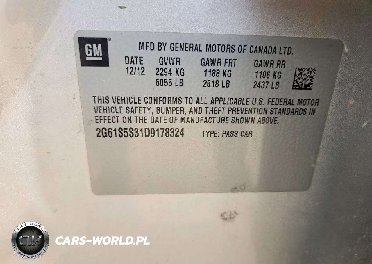2013 Cadillac Xts Premium Collection VIN:2G61S5S31D9178324 - 12