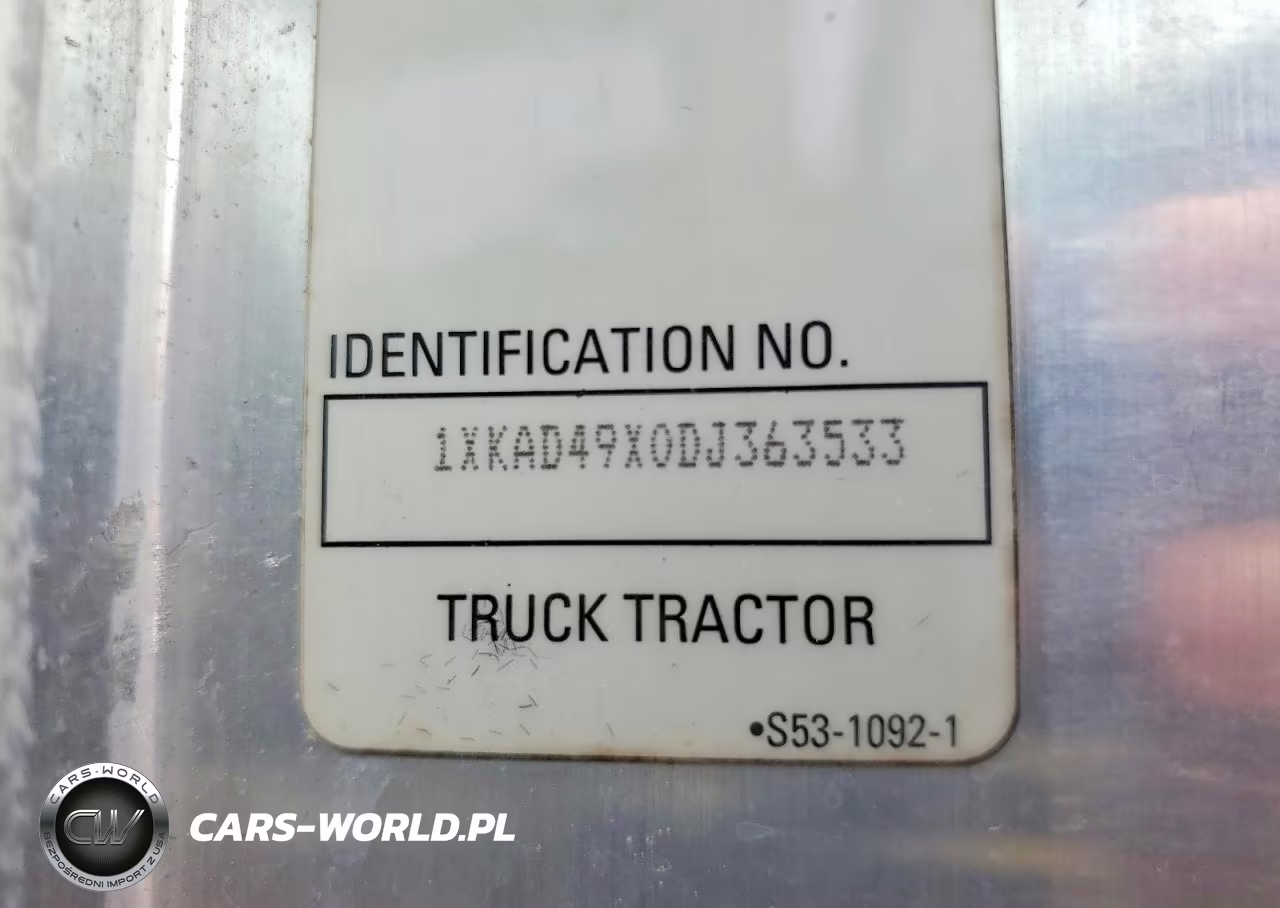 2013 Kenworth Constructi - Semi Truck VIN:1XKAD49X0DJ363533 - 10