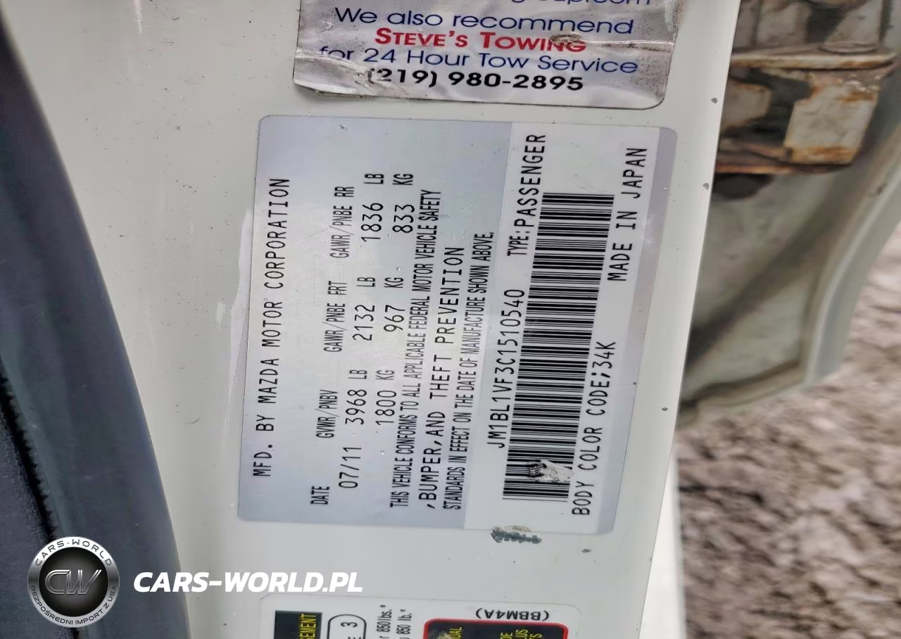 2012 Mazda 3 I VIN:JM1BL1VF3C1510540 - 12