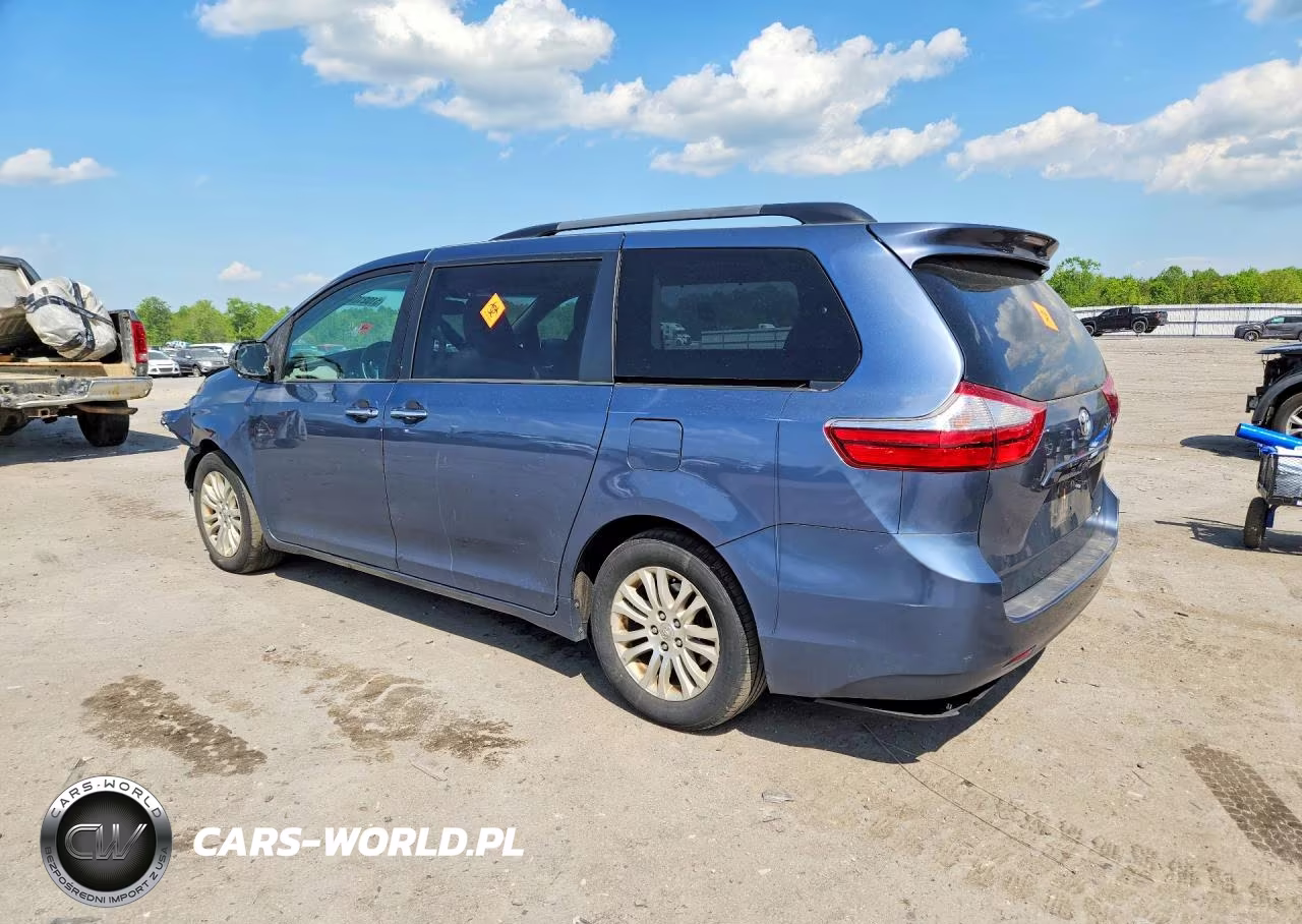 2015 Toyota Sienna Xle 8-Passenger VIN:5TDYK3DC0FS536004 - 2