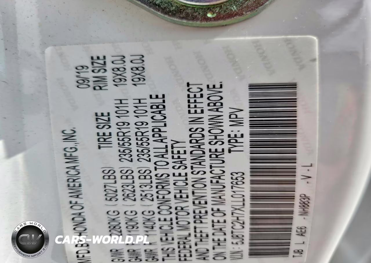 2020 Acura Rdx Advance VIN:5J8TC2H7XLL017653 - 13
