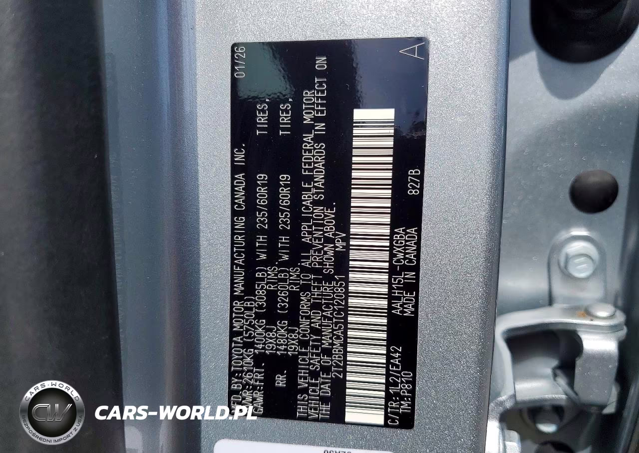 2026 Lexus Rx 350H Premium VIN:2T2BBMCA5TC120851 - 13