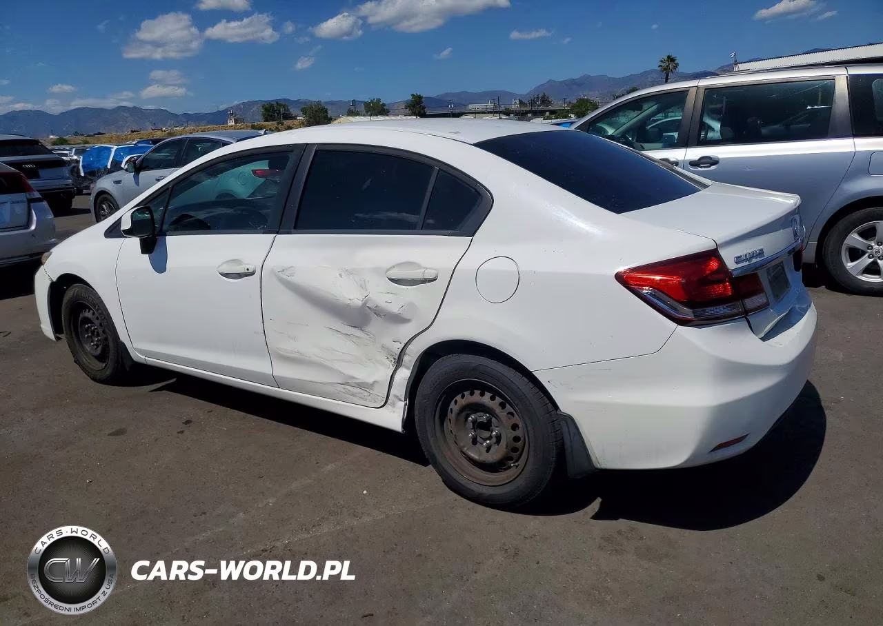2013 Honda Civic Lx VIN:19XFB2F57DE295257 - 2