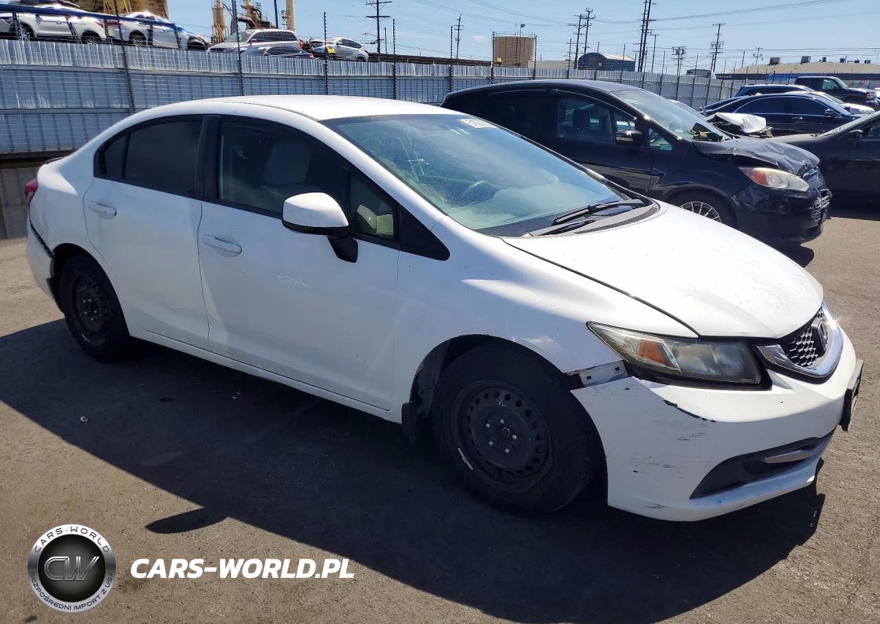 2013 Honda Civic Lx VIN:19XFB2F57DE295257 - 4