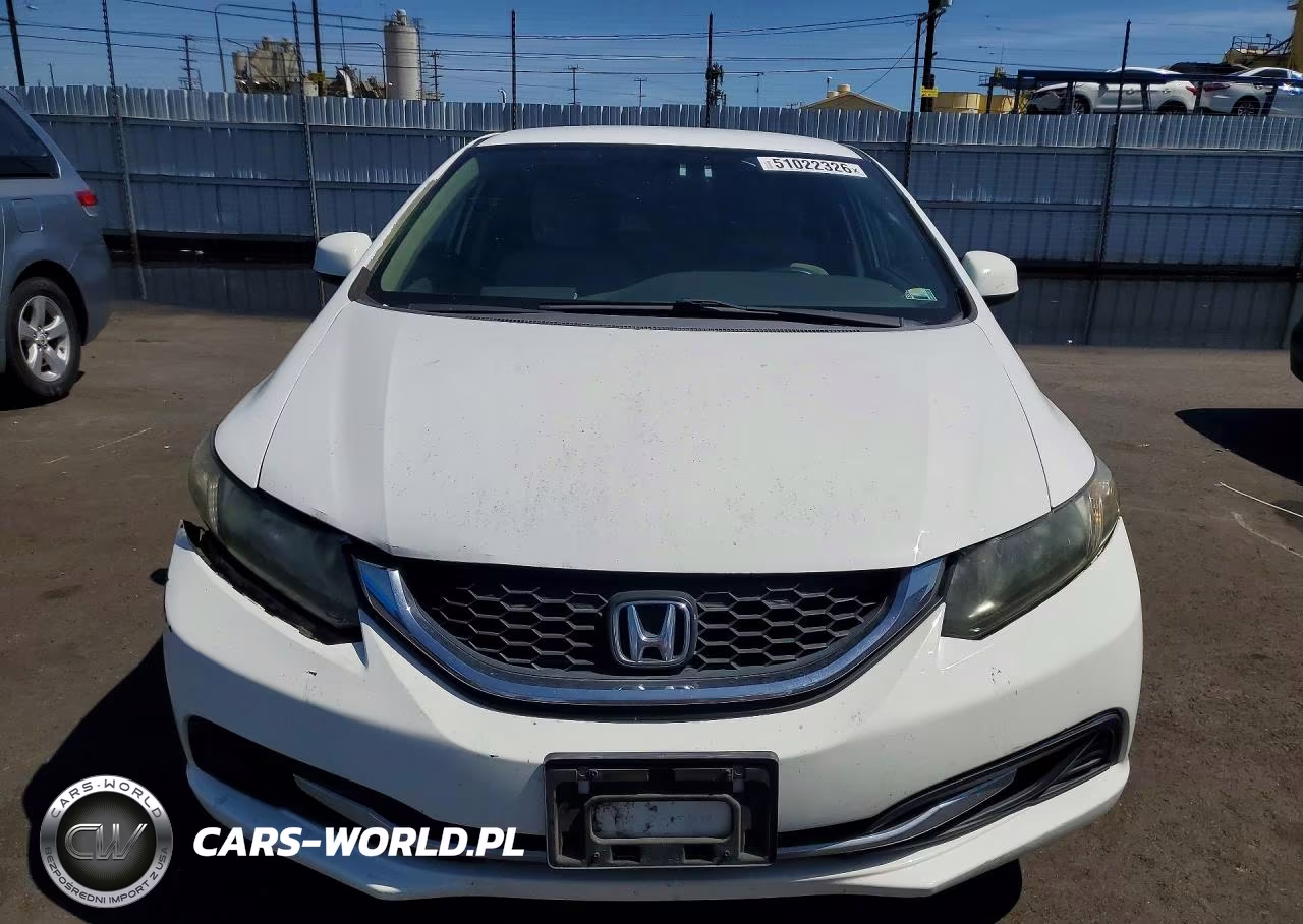 2013 Honda Civic Lx VIN:19XFB2F57DE295257 - 5