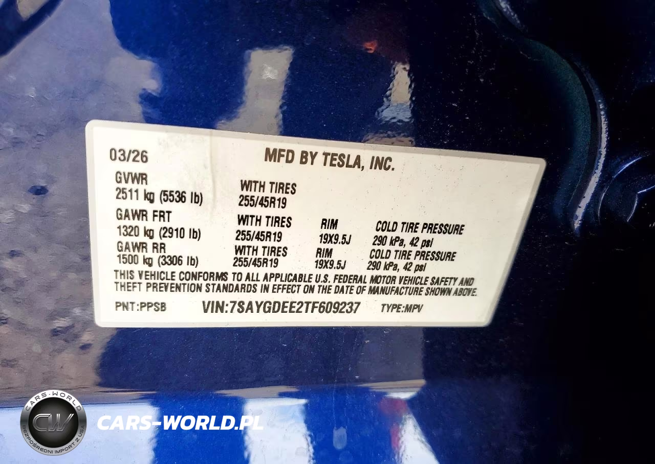 2026 Tesla Model Y VIN:7SAYGDEE2TF609237 - 13