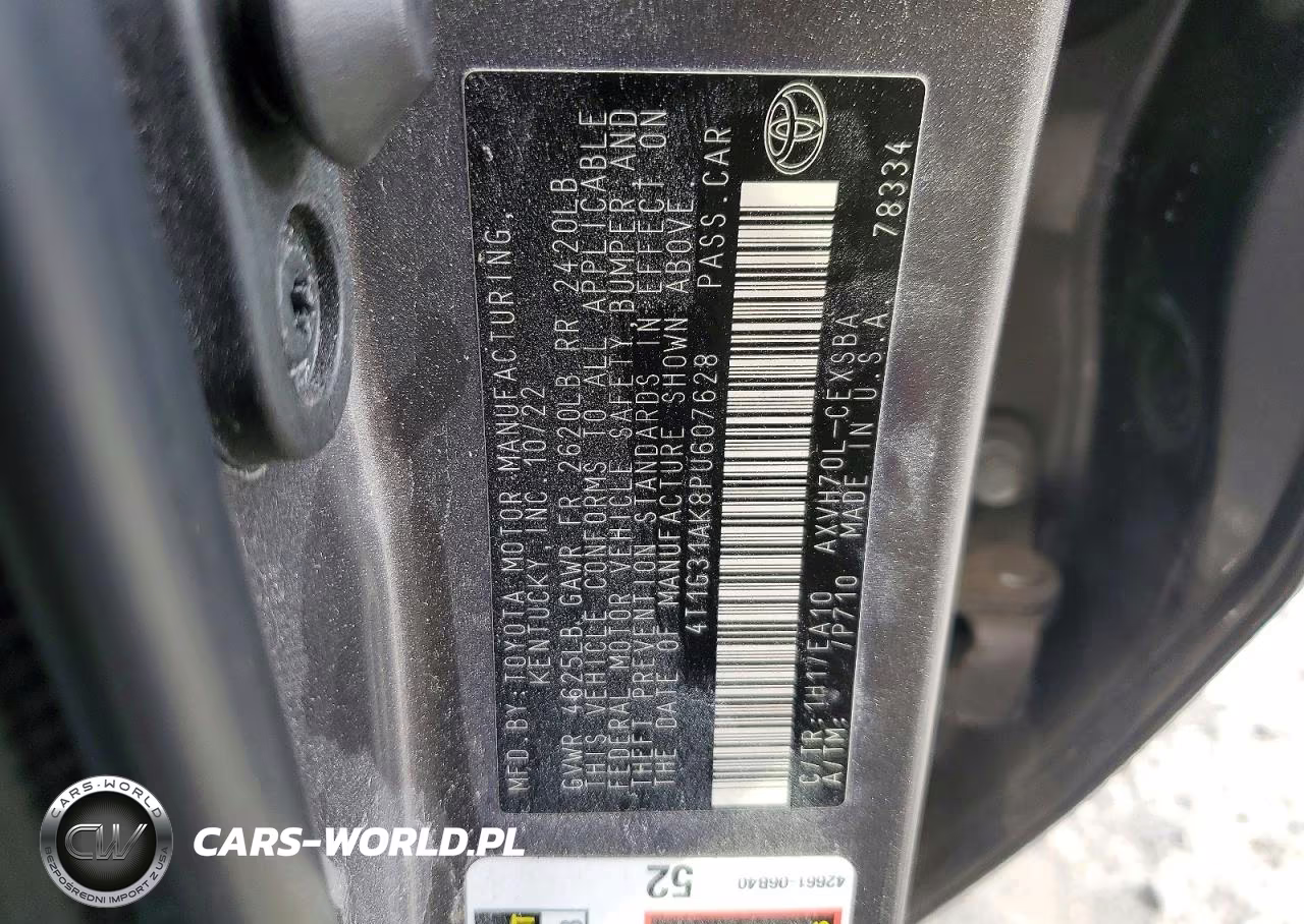 2023 Toyota Camry Hybrid Se VIN:4T1G31AK8PU607628 - 12