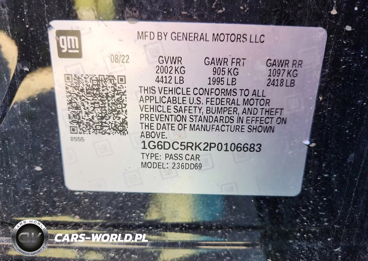 CADILLAC CT4 SPORT VIN:1G6DC5RK2P0106683 - 13