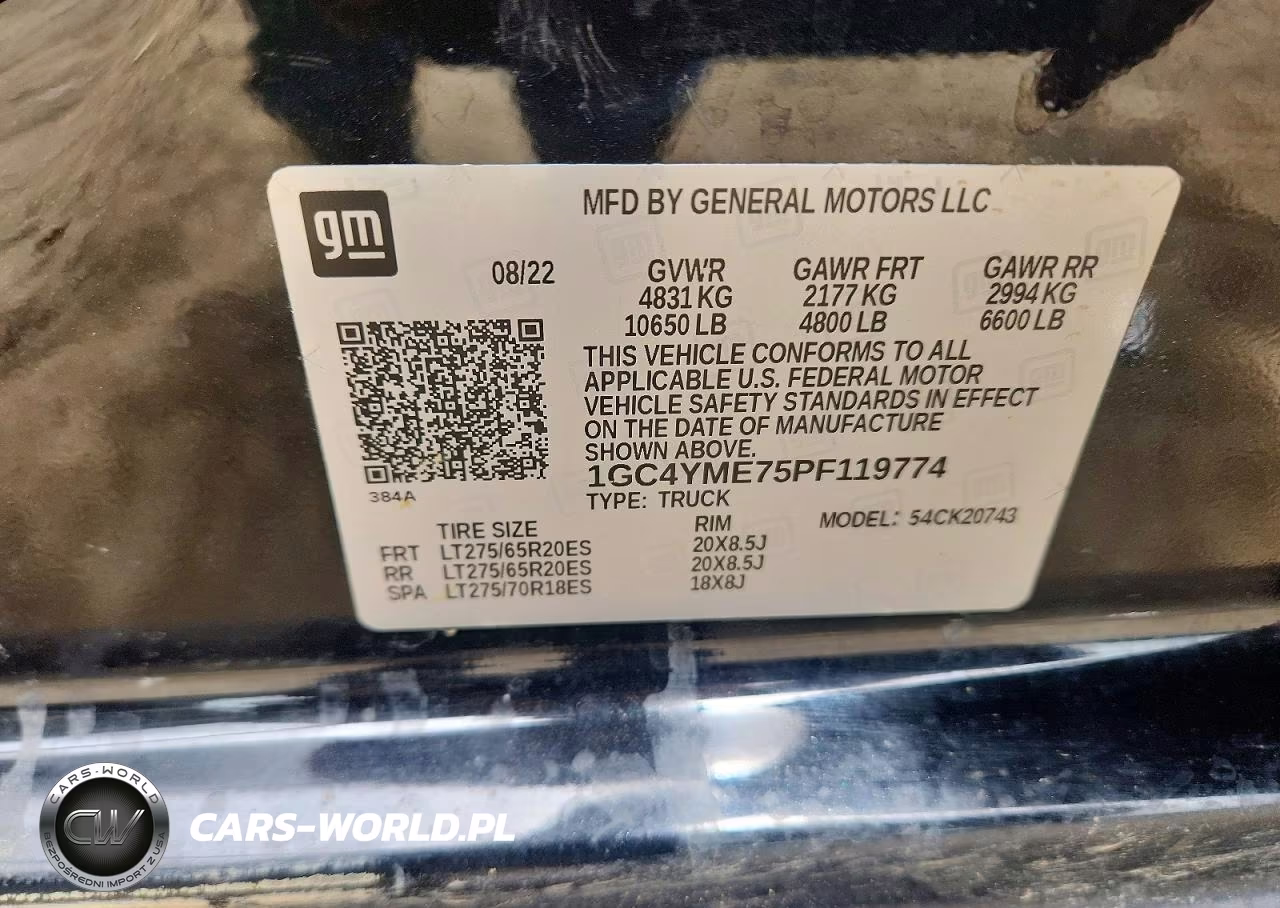 2023 Chevrolet Silverado K2500 Custom VIN:1GC4YME75PF119774 - 13