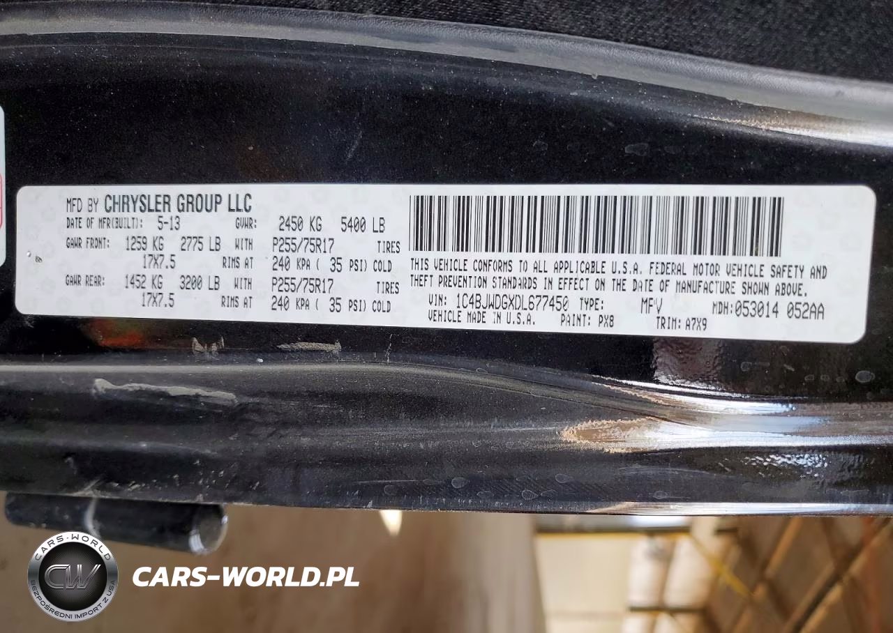 2013 Jeep Wrangler Unlimited Sport VIN:1C4BJWDGXDL677450 - 12