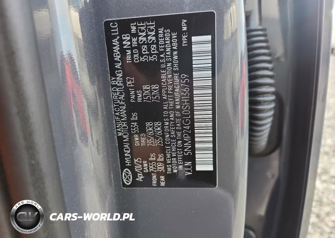 2025 Hyundai Santa Fe Sel VIN:5NMP24GL0SH136759 - 13