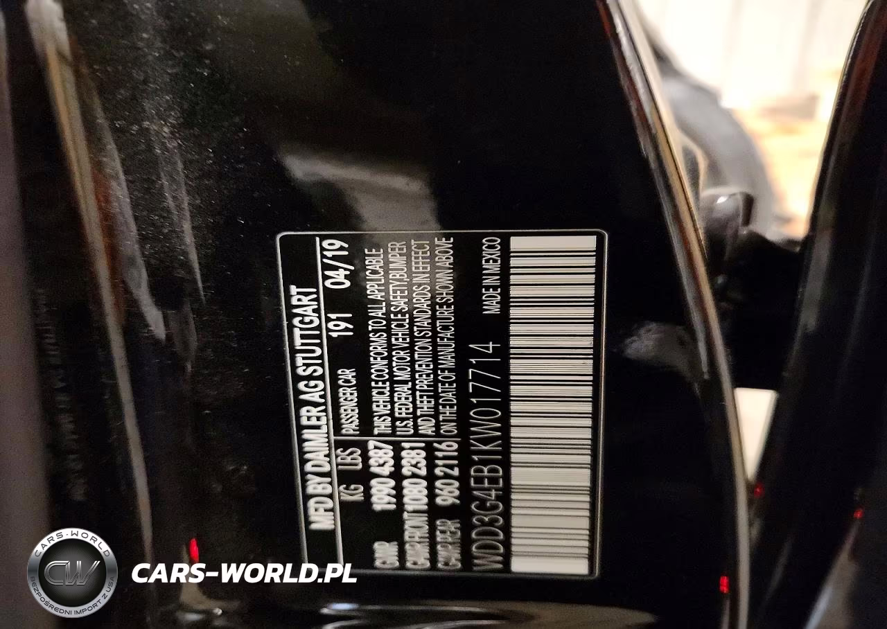 2019 Mercedes-Benz A 220 VIN:WDD3G4EB1KW017714 - 12
