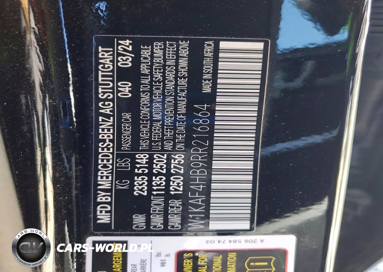 2024 Mercedes-Benz C 300 4Matic VIN:W1KAF4HB9RR216864 - 12