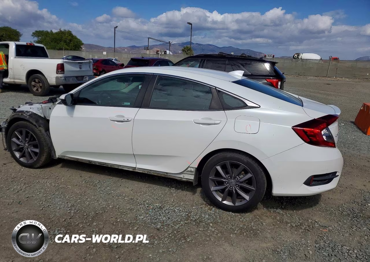 2020 Honda Civic Ex VIN:19XFC1F3XLE201621 - 2