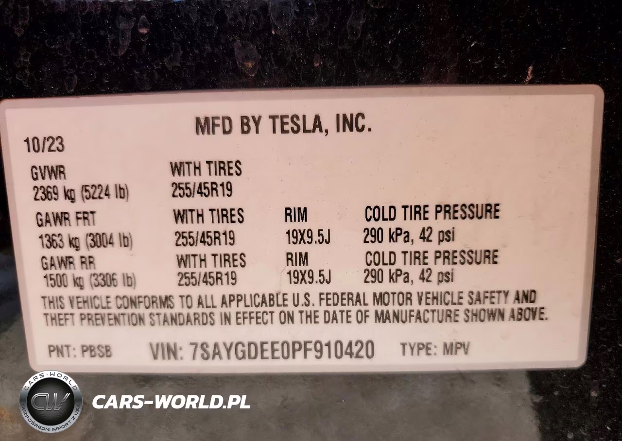 2023 Tesla Model Y VIN:7SAYGDEE0PF910420 - 13