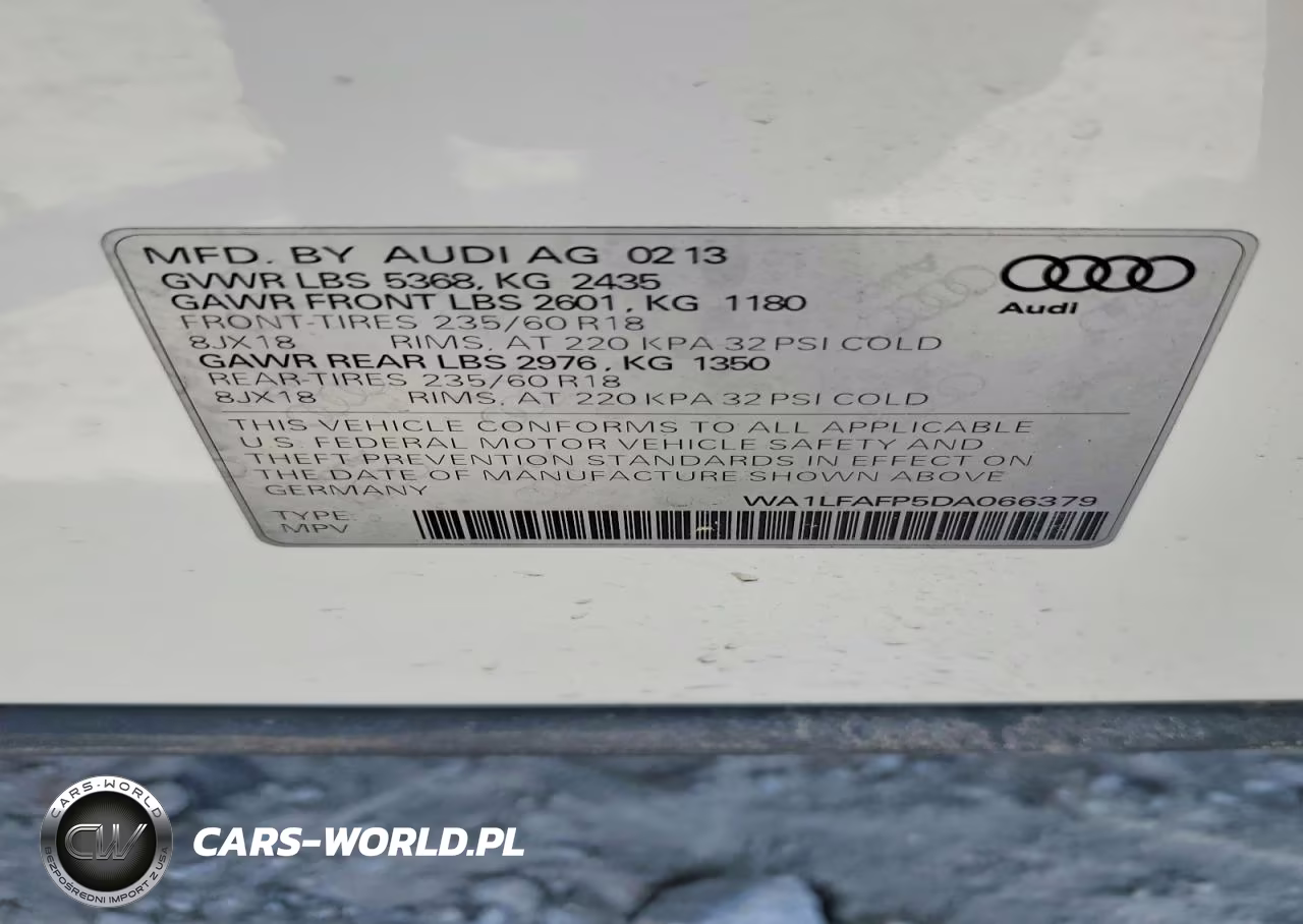 2013 Audi Q5 Premium Plus VIN:WA1LFAFP5DA066379 - 13