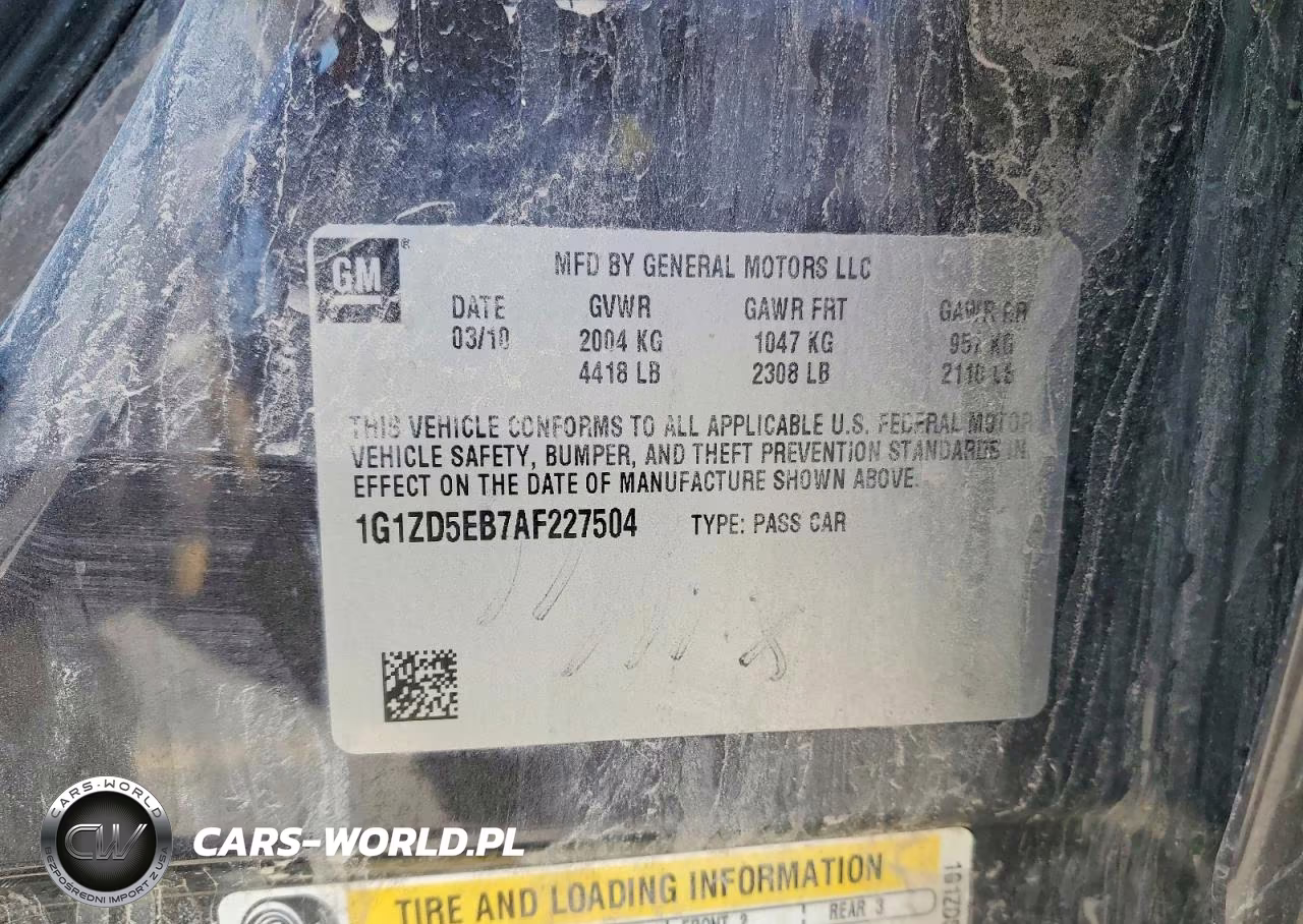 2010 Chevrolet Malibu 2Lt VIN:1G1ZD5EB7AF227504 - 12