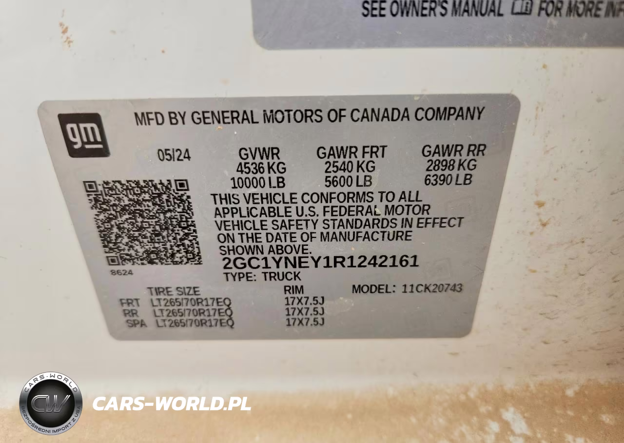 2024 Chevrolet Silverado K2500 Heavy Duty Lt VIN:2GC1YNEY1R1242161 - 12