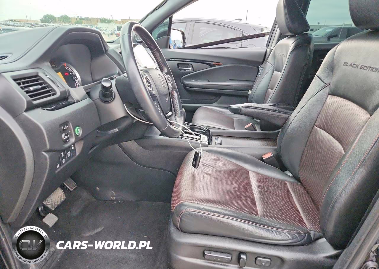 2019 HONDA RIDGELINE BLACK EDITION VIN:5FPYK3F8XKB017721 - 7