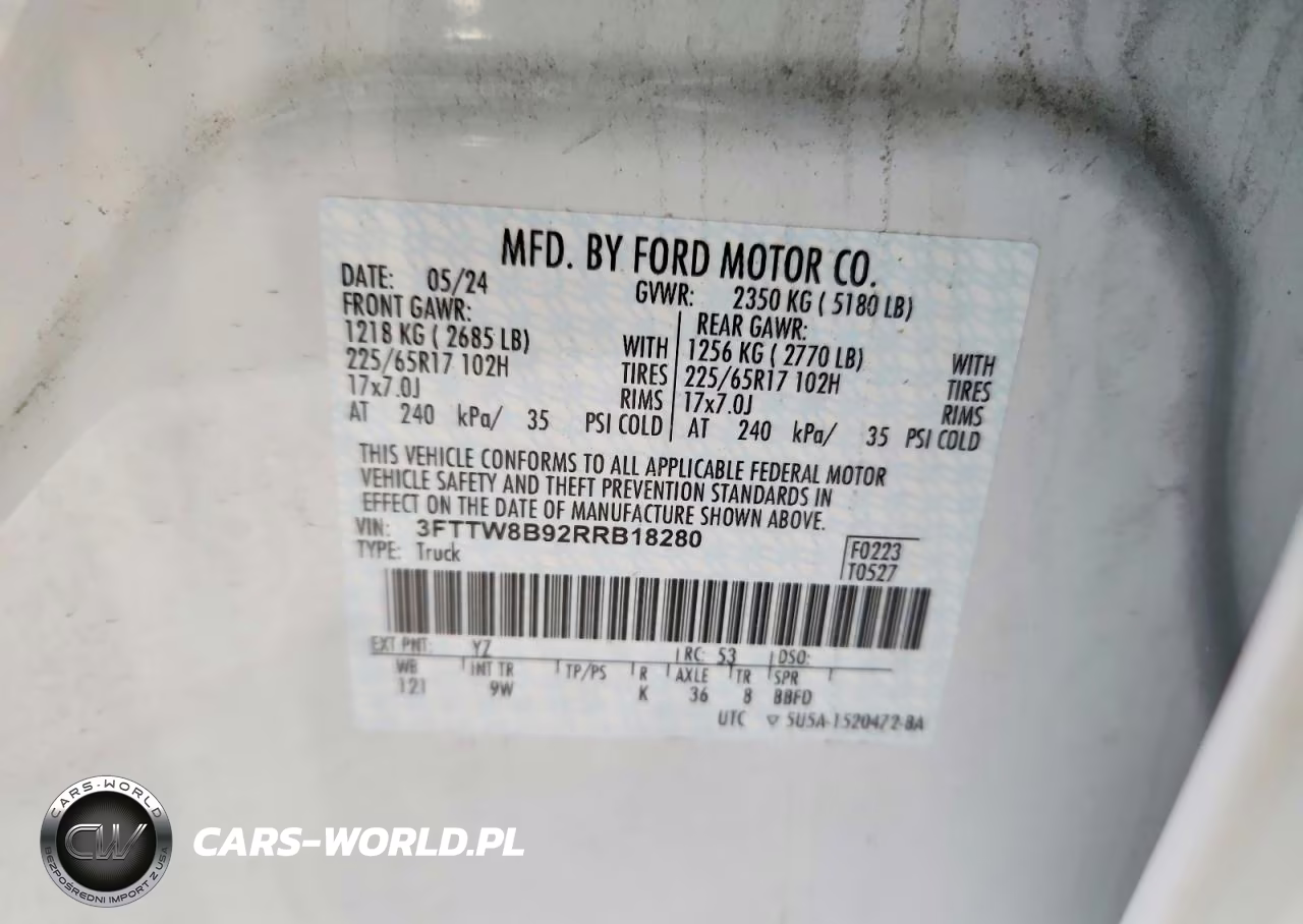 2024 Ford Maverick Xl VIN:3FTTW8B92RRB18280 - 13