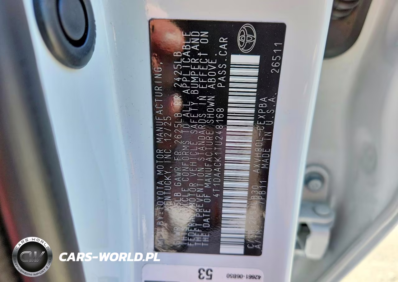 2026 Toyota Camry Xse VIN:4T1DAACK1TU248168 - 12