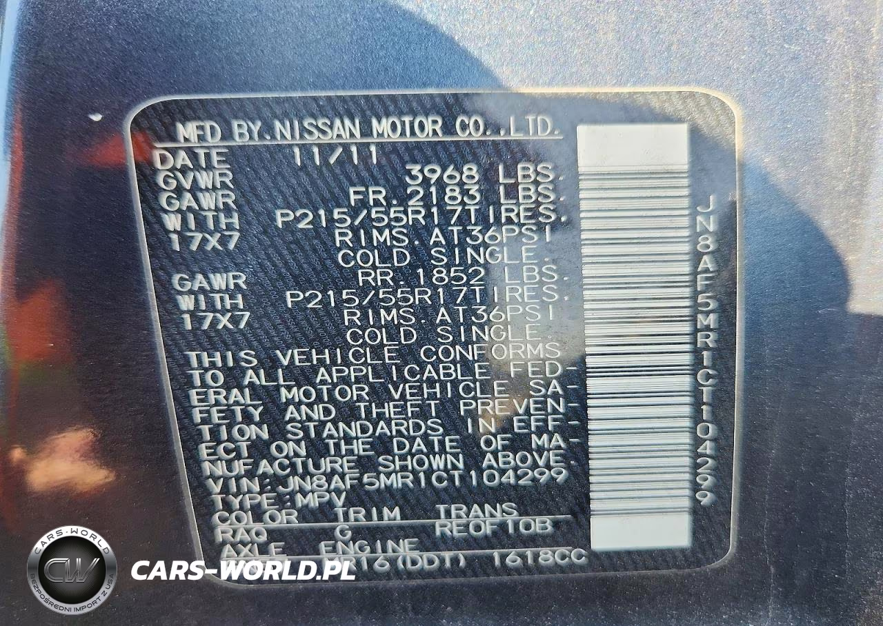 2012 Nissan Juke S VIN:JN8AF5MR1CT104299 - 14