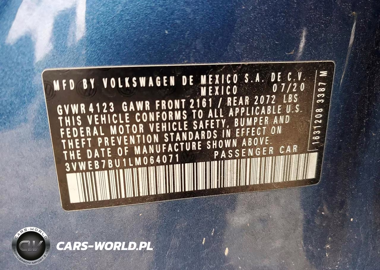 2020 Volkswagen Jetta Sel VIN:3VWEB7BU1LM064071 - 12