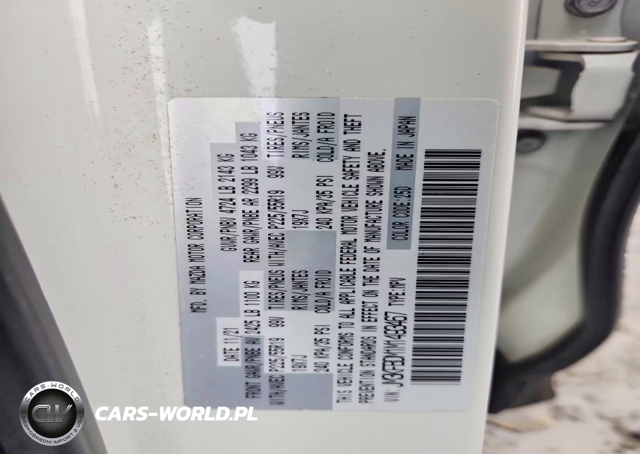 2021 Mazda Cx-5 Grand Touring VIN:JM3KFBDM1M1493467 - 12