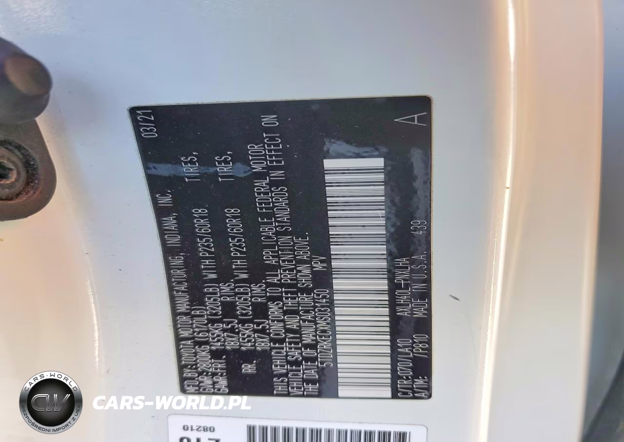 2021 Toyota Sienna Limited 7-Passenger VIN:5TDZRKECXMS031450 - 14