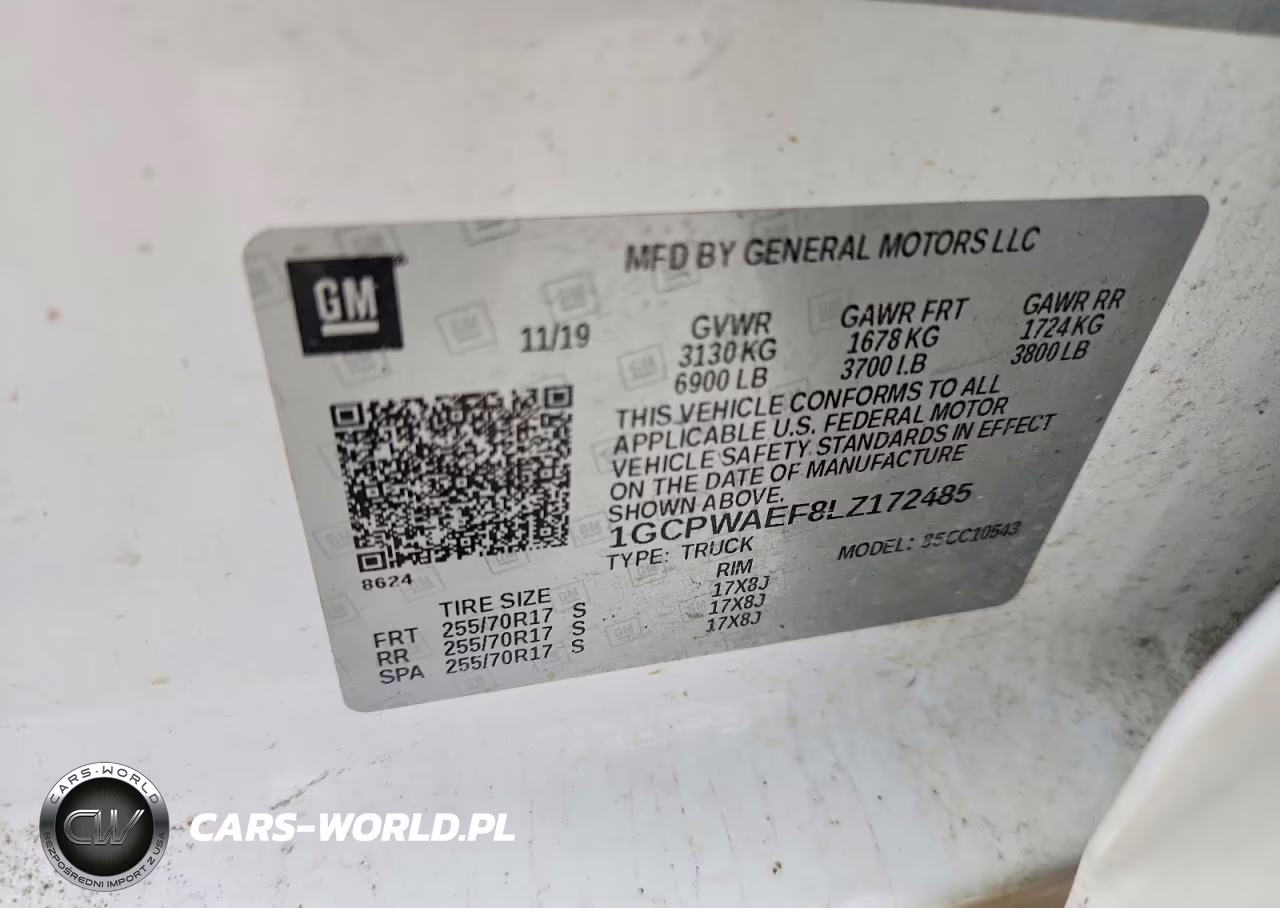 2020 Chevrolet Silverado C1500 VIN:1GCPWAEF8LZ172485 - 12