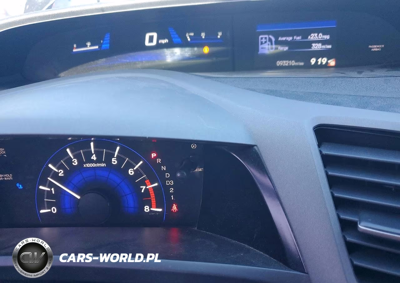 2012 Honda Civic Lx VIN:2HGFG3B58CH564996 - 9