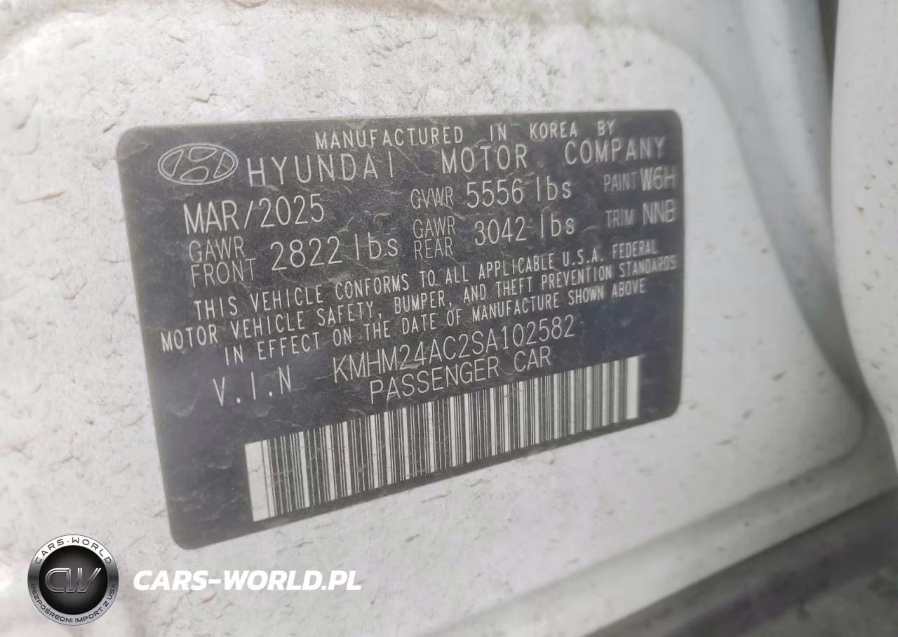 2025 Hyundai Ioniq 6 Se VIN:KMHM24AC2SA102582 - 13