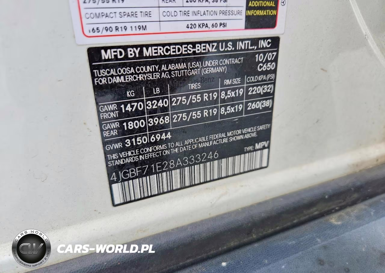 2008 Mercedes-Benz Gl 450 4Matic VIN:4JGBF71E28A333246 - 13