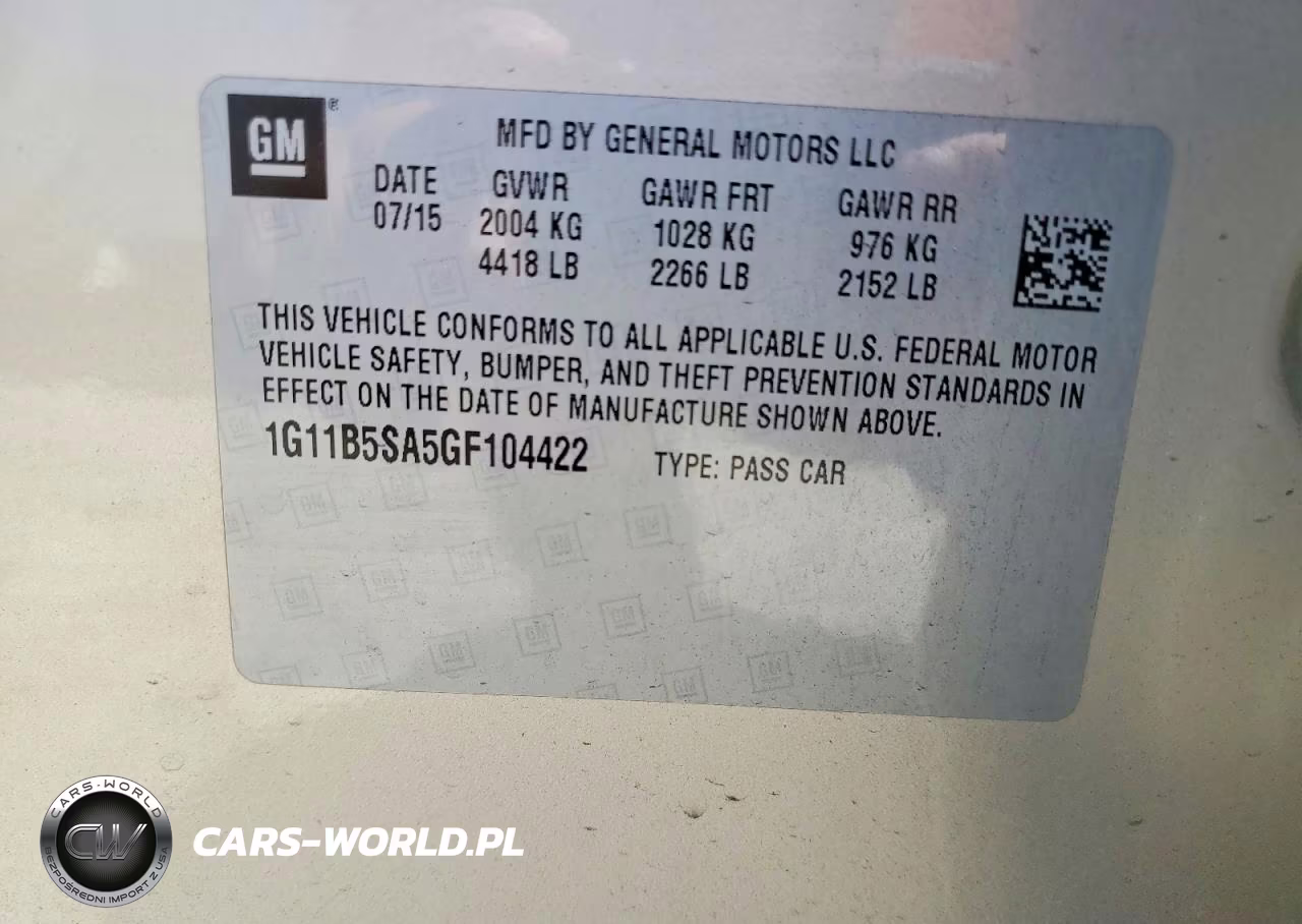 2016 Chevrolet Malibu Limited Ls VIN:1G11B5SA5GF104422 - 12