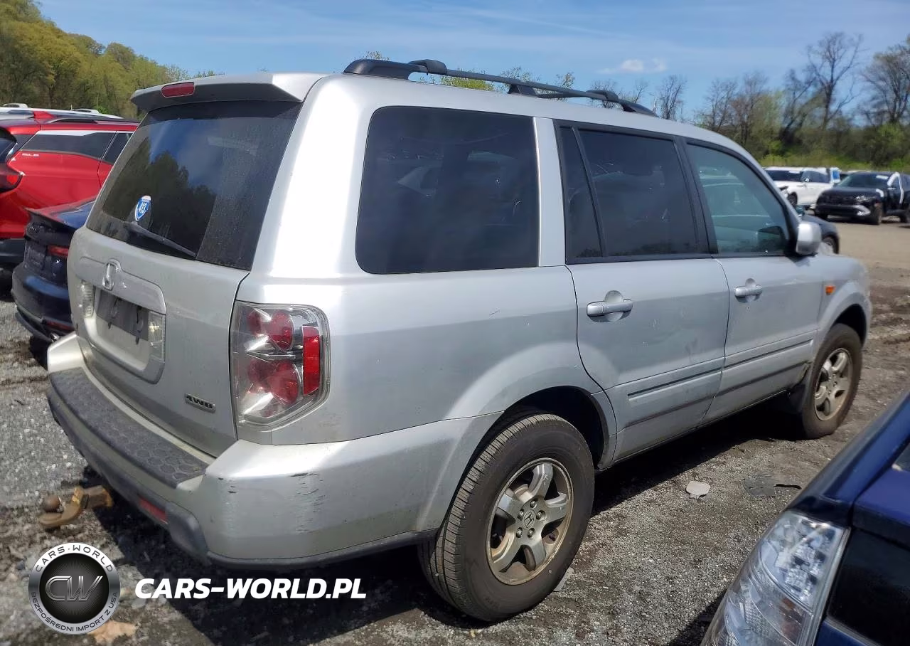 2008 Honda Pilot Ex VIN:5FNYF18408B006165 - 3