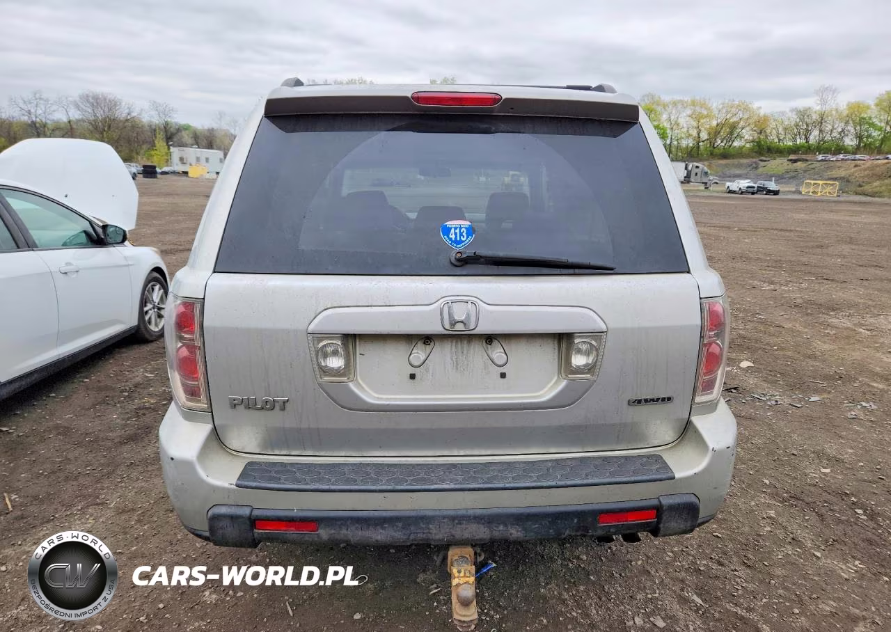 2008 Honda Pilot Ex VIN:5FNYF18408B006165 - 6