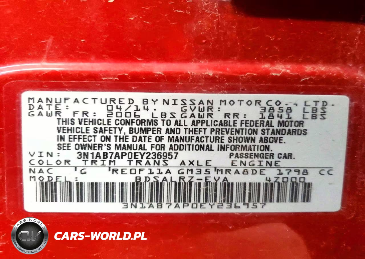 2014 Nissan Sentra Sr VIN:3N1AB7AP0EY236957 - 12