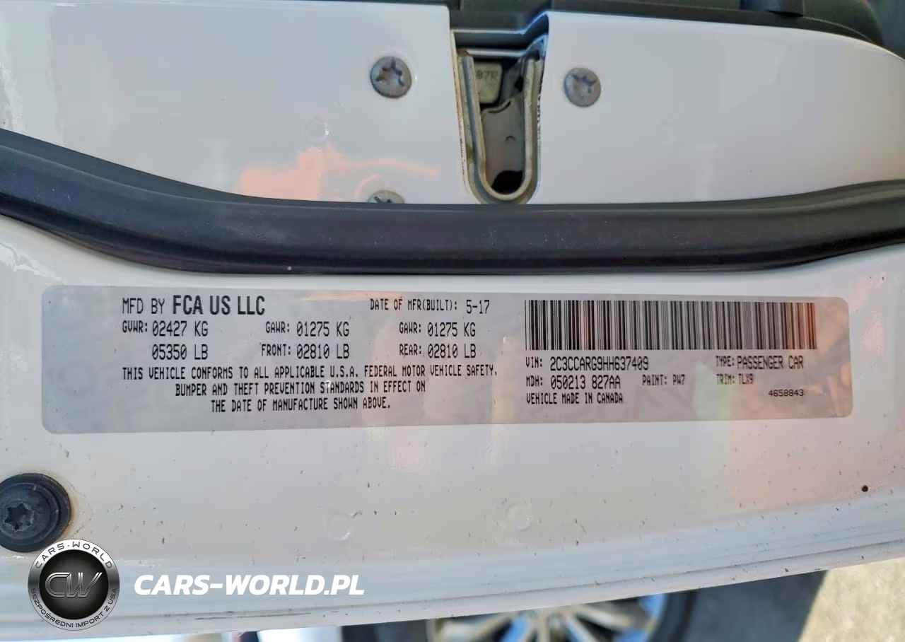 2017 Chrysler 300 Limited VIN:2C3CCARG9HH637409 - 12