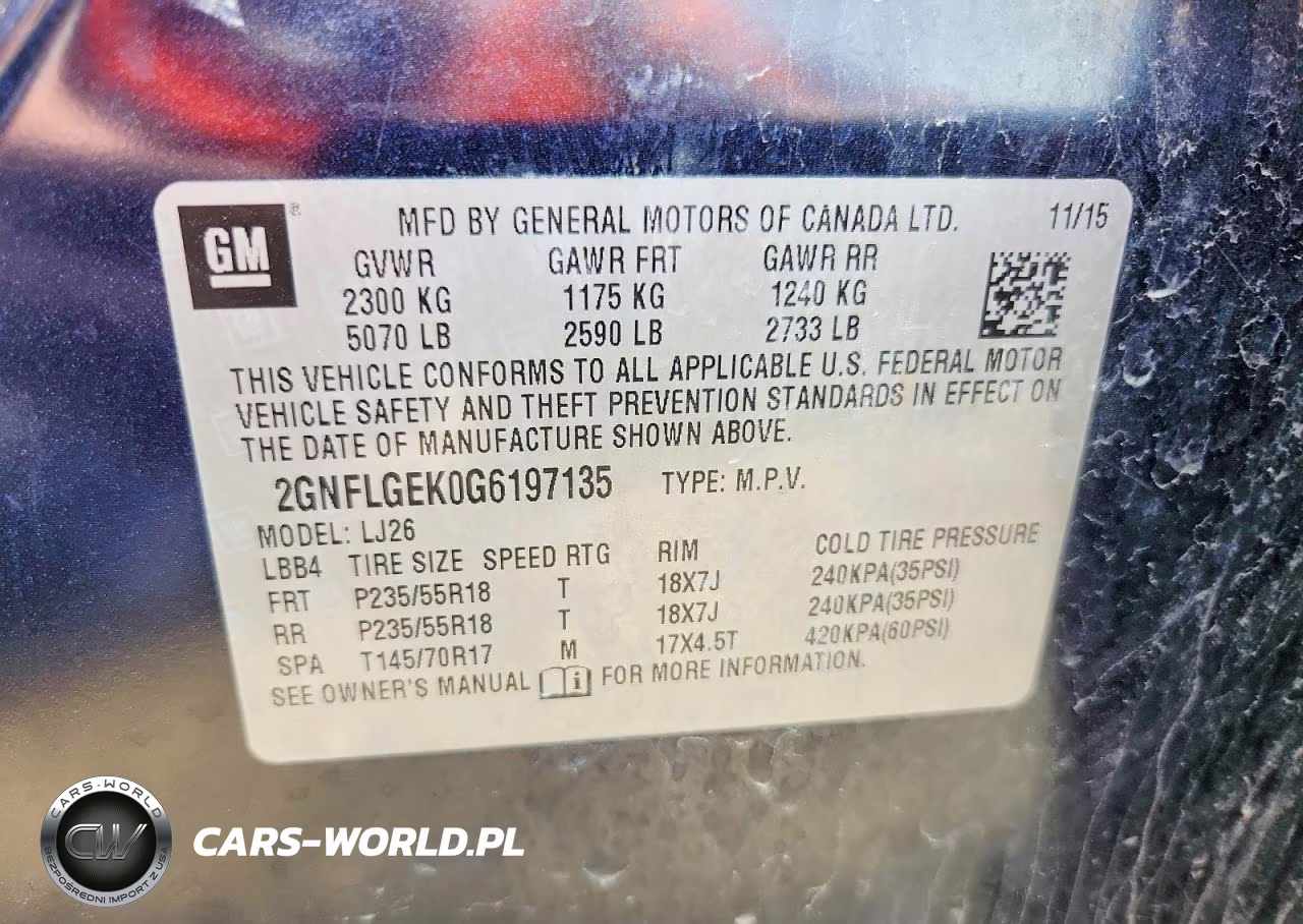 2016 Chevrolet Equinox Ltz VIN:2GNFLGEK0G6197135 - 13